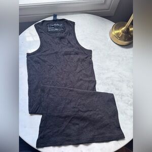 All Saints Black Tank Top